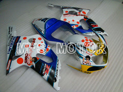 Suzuki GSXR600 2001-2003 Injection ABS Fairing - Dark Dog - Blue White - MFS2062 - Fairings Kit