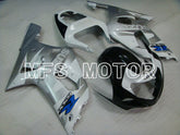 Suzuki GSXR750 2000-2003 Injection ABS Fairing - Factory Style - Black White Silver - MFS6989 - Fairings Kit