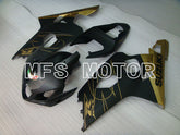 Suzuki GSXR600 GSXR750 2004-2005 Injection ABS Fairing - Factory Style - Black Gold Matte - MFS2271 - Fairings Kit