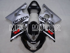 Suzuki GSXR600 GSXR750 2004-2005 Injection ABS Fairing - Factory Style - Black Silver - MFS2285 - Fairings Kit