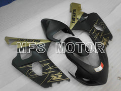 Suzuki GSXR600 GSXR750 2004-2005 Injection ABS Fairing - Factory Style - Black Gold Matte - MFS2313 - Fairings Kit