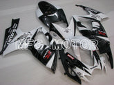 Suzuki GSXR600 GSXR750 2006-2007 Injection ABS Fairing - Corona - Black White - MFS2320 - Fairings Kit