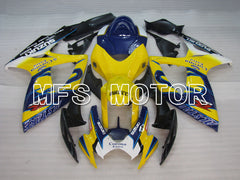 Suzuki GSXR600 GSXR750 2006-2007 Injection ABS Fairing - Corona - Blue Yellow - MFS2322 - Fairings Kit