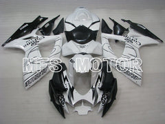 Suzuki GSXR600 GSXR750 2006-2007 Injection ABS Fairing - Corona - Black White - MFS2326 - Fairings Kit