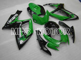 Suzuki GSXR600 GSXR750 2006-2007 Injection ABS Fairing - Factory - Black Green - MFS2419 - Fairings Kit