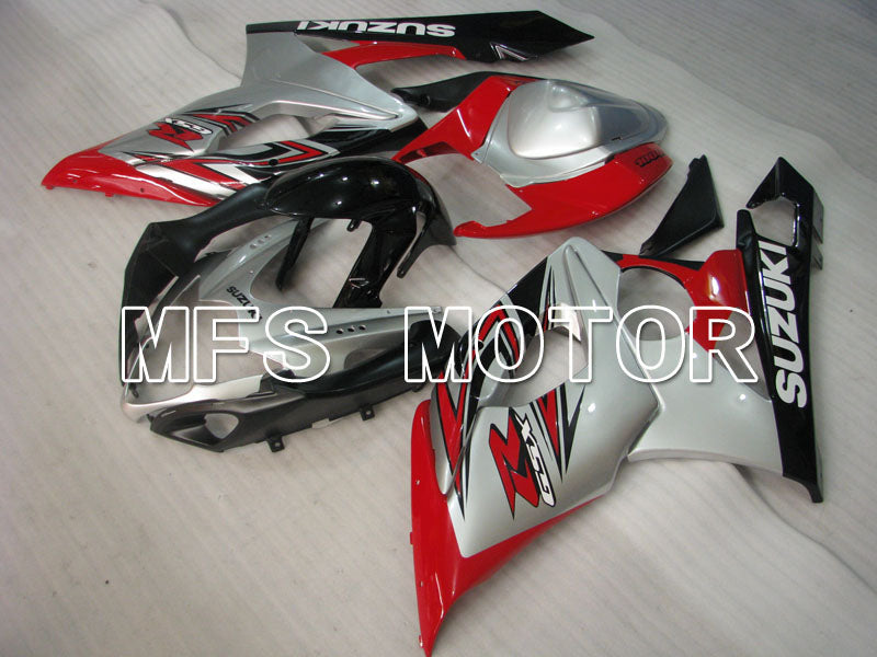 Suzuki GSXR1000 2005-2006 Injection ABS Fairing - Factory Style - Red Silver - MFS2656 - Fairings Kit
