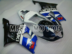 Suzuki GSXR1000 2003-2004 Injection ABS Fairing - Factory Style - Black Blue White - MFS2589 - Fairings Kit