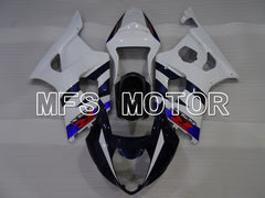 Suzuki GSXR1000 2003-2004 Injection ABS Fairing - Factory Style - Blue White - MFS2608 - Fairings Kit