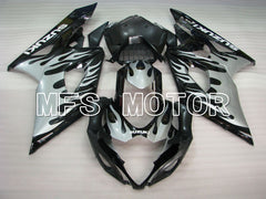 Suzuki GSXR1000 2005-2006 Injection ABS Fairing - Flame - Black Silver - MFS2627 - Fairings Kit