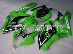 Suzuki GSXR1000 2005-2006 Injection ABS Fairing - Factory Style - Black Green - MFS2636 - Fairings Kit