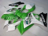 Suzuki GSXR1000 2007-2008 Injection ABS Fairing - Factory Style - White Green - MFS2676 - Fairings Kit