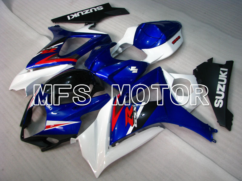 Suzuki GSXR1000 2007-2008 Injection ABS Fairing - Factory Style - White Blue - MFS2679 - Fairings Kit
