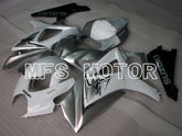 Suzuki GSXR1000 2007-2008 Injection ABS Fairing - Factory Style - White Silver - MFS2680 - Fairings Kit