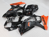 Suzuki GSXR1000 2007-2008 Injection ABS Fairing - Factory Style - Black Orange - MFS2699 - Fairings Kit