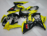 Suzuki GSXR1000 2009-2016 Injection ABS Fairing - Factory Style - Black Yellow - MFS2725 - Fairings Kit