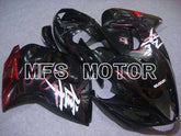 Suzuki GSXR1300 Hayabusa 2008-2020 Injection ABS Fairing - Flame - Black Red - MFS2744 - Fairings Kit