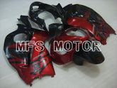 Suzuki GSXR1300 Hayabusa 1999-2007 Injection ABS Fairing - Factory Style - Black Red - MFS2778 - Fairings Kit
