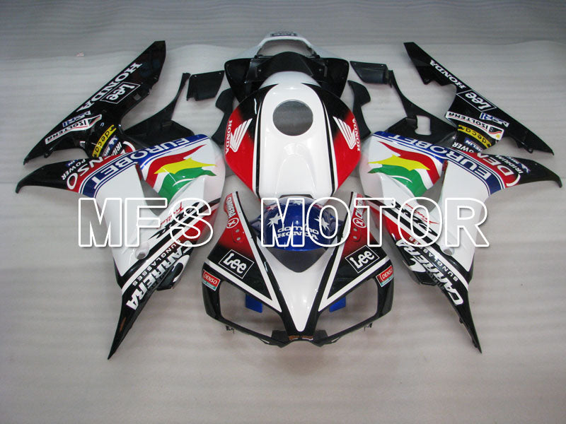 Honda CBR1000RR 2006-2007 Injection ABS Fairing - Eurobet - Black White - MFS2887 - Fairings Kit
