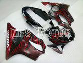 Honda CBR600 F4 1999-2000 Injection ABS Fairing - Flame - Black Red - MFS3123 - Fairings Kit