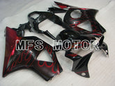 Honda CBR900RR 954 2002-2003 Injection ABS Fairing - Flame - Black Red - MFS3226 - Fairings Kit