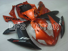Yamaha YZF-R1 2002-2003 Injection ABS Fairing - Factory Style - Black Orange - MFS3309 - Fairings Kit