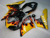 Yamaha YZF-R1 1998-1999 Injection ABS Fairing - Flame - Black Yellow - MFS3359 - Fairings Kit