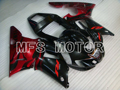 Yamaha YZF-R1 1998-1999 Injection ABS Fairing - Factory Style - Black Red - MFS3376 - Fairings Kit