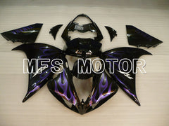 Yamaha YZF-R1 2009-2011 Injection ABS Fairing - Flame - Black Purple - MFS3384 - Fairings Kit