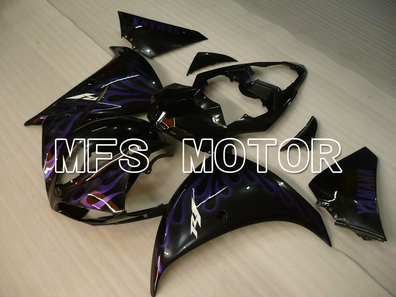 Yamaha YZF-R1 2009-2011 Injection ABS Fairing - Flame - Black Purple - MFS3384 - Fairings Kit