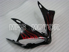 Yamaha YZF-R1 2007-2008 Injection ABS Fairing - Flame - Black Red - MFS3441 - Fairings Kit