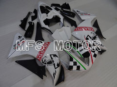 Yamaha YZF-R1 2009-2011 Injection ABS Fairing - ABARTH - Black White - MFS3447 - Fairings Kit