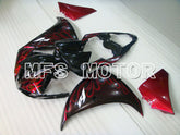 Yamaha YZF-R1 2009-2011 Injection ABS Fairing - Flame - Black Red wine color - MFS3450 - Fairings Kit