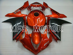 Yamaha YZF-R1 2007-2008 Injection ABS Fairing - Factory Style - Black Orange - MFS3451 - Fairings Kit
