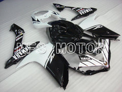 Yamaha YZF-R1 2007-2008 Injection ABS Fairing - Factory Style - Black White - MFS3472 - Fairings Kit