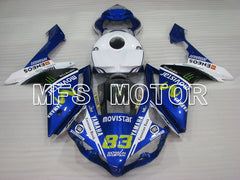 Yamaha YZF-R1 2007-2008 Injection ABS Fairing - Monster - Blue White - MFS3516 - Fairings Kit
