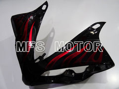 Yamaha YZF-R1 2007-2008 Injection ABS Fairing - Flame - Red Black - MFS3525 - Fairings Kit