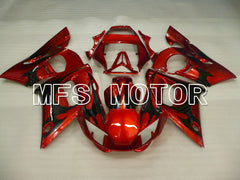Yamaha YZF-R6 1998-2002 Injection ABS Fairing - Factory Style - Black Red wine color - MFS3550 - Fairings Kit