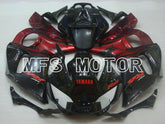 Yamaha YZF-R6 1998-2002 Injection ABS Fairing - Factory Style - Black Red wine color - MFS3557 - Fairings Kit