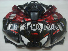Yamaha YZF-R6 1998-2002 Injection ABS Fairing - Factory Style - Black Red wine color - MFS3557 - Fairings Kit