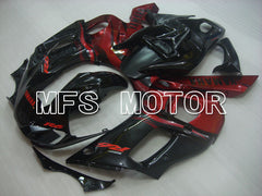 Yamaha YZF-R6 1998-2002 Injection ABS Fairing - Factory Style - Black Red wine color - MFS3557 - Fairings Kit
