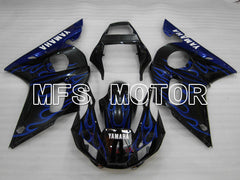 Yamaha YZF-R6 1998-2002 Injection ABS Fairing - Flame - Black Blue - MFS3578 - Fairings Kit