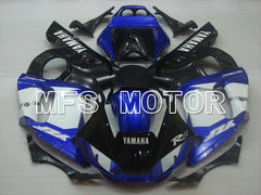 Yamaha YZF-R6 1998-2002 Injection ABS Fairing - Factory Style - Black Blue White - MFS3592 - Fairings Kit