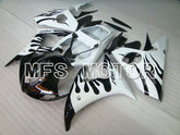 Yamaha YZF-R6 2005 Injection ABS Fairing - Flame - White Black - MFS3601 - Fairings Kit