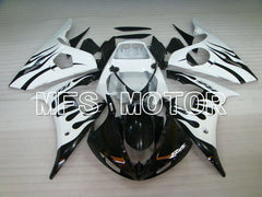 Yamaha YZF-R6 2005 Injection ABS Fairing - Flame - White Black - MFS3601 - Fairings Kit