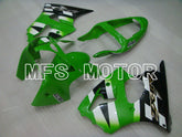 Kawasaki NINJA ZX6R 2000-2002 Injection ABS Fairing - Factory Style - Black Green White - MFS3634 - Fairings Kit