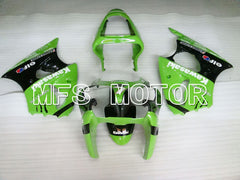 Kawasaki NINJA ZX6R 2000-2002 Injection ABS Fairing - Factory Style - Black Green - MFS3647 - Fairings Kit