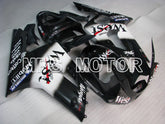 Kawasaki NINJA ZX6R 2003-2004 Injection ABS Fairing - West - Black White - MFS3720 - Fairings Kit