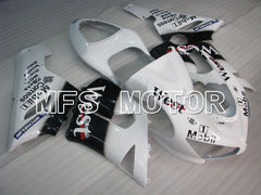 Kawasaki NINJA ZX6R 2005-2006 Injection ABS Fairing - West - Black White - MFS3787 - Fairings Kit