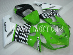 Kawasaki NINJA ZX6R 2005-2006 Injection ABS Fairing - Factory Style - Green White - MFS3791 - Fairings Kit