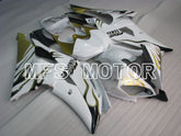 Yamaha YZF-R6 2008-2016 Injection ABS Fairing - Flame - Gold White - MFS3818 - Fairings Kit
